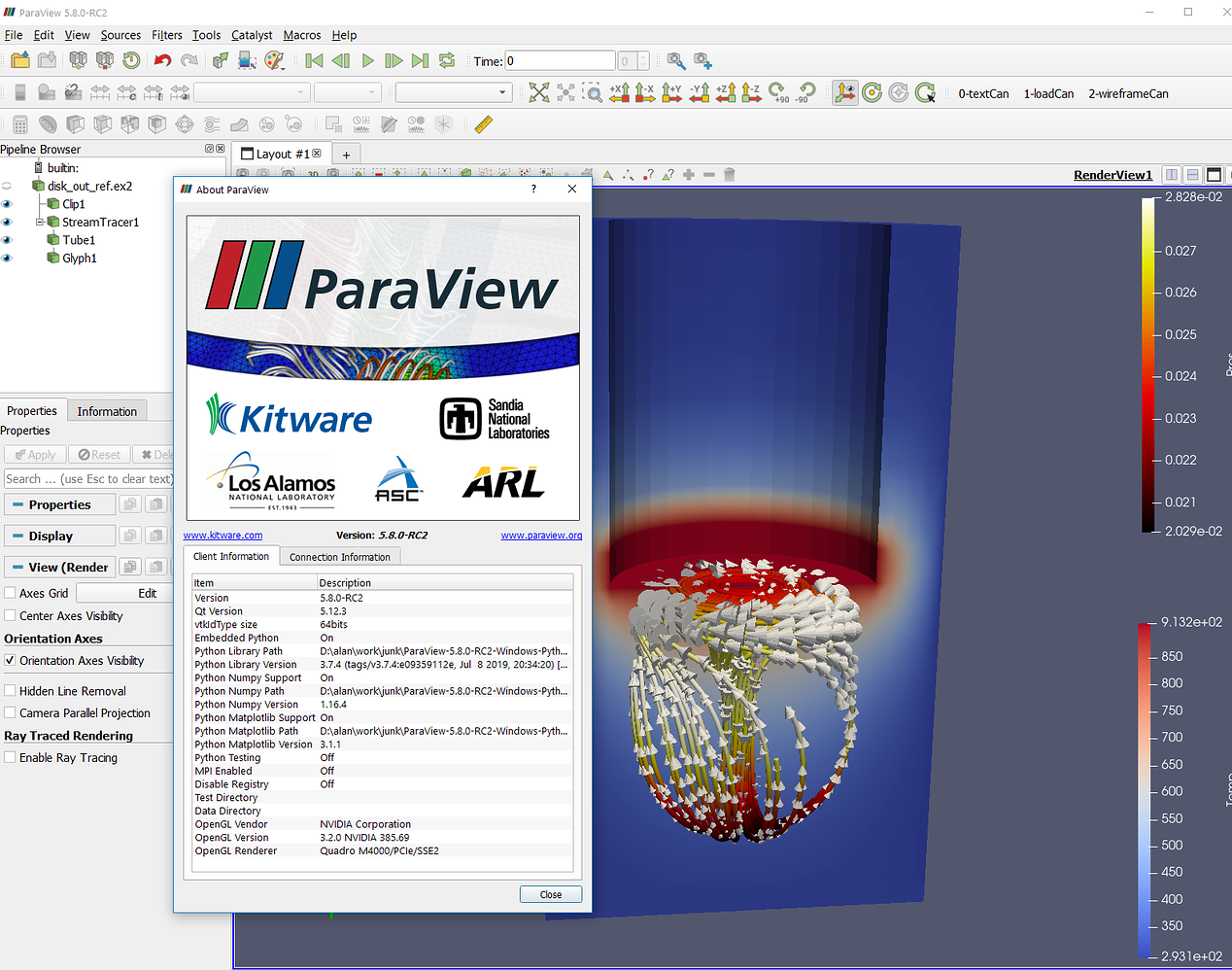 paraview 32 bits