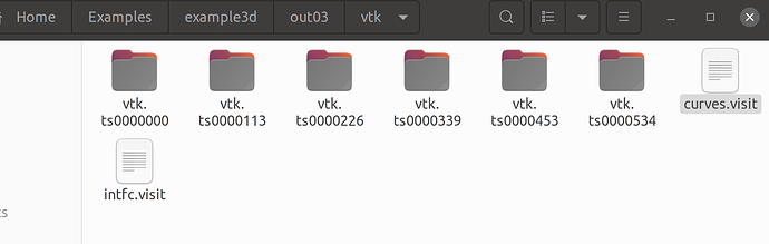 vtk time series folders
