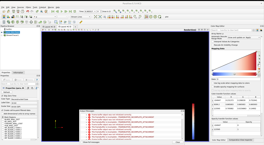 streamline representation not working - ParaView Support - ParaView