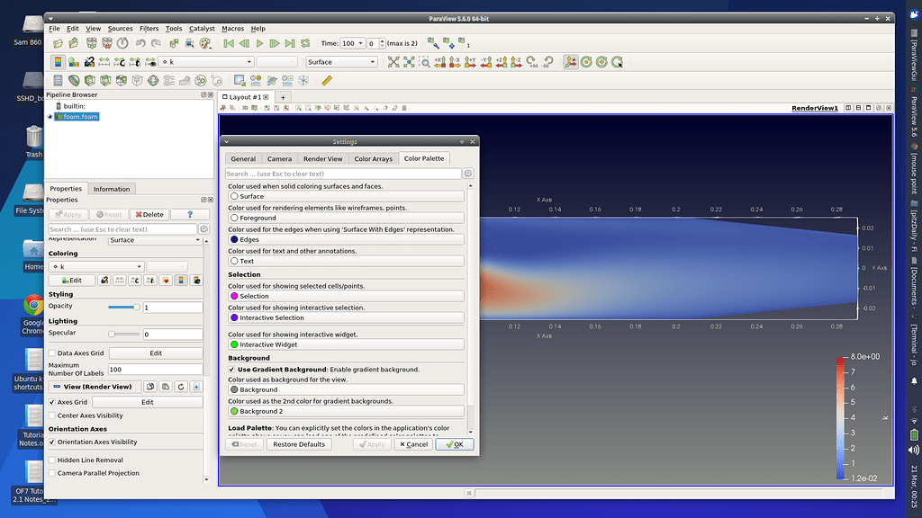 Gradient background doesn't seem to work - ParaView Support - ParaView