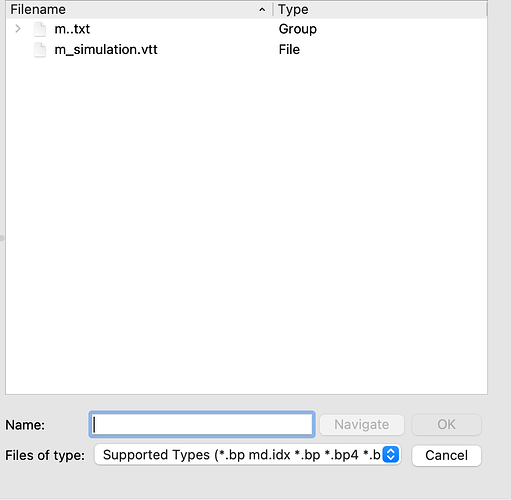 supported types