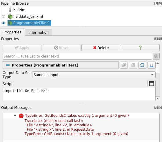 paraview python programmable filter tutorial